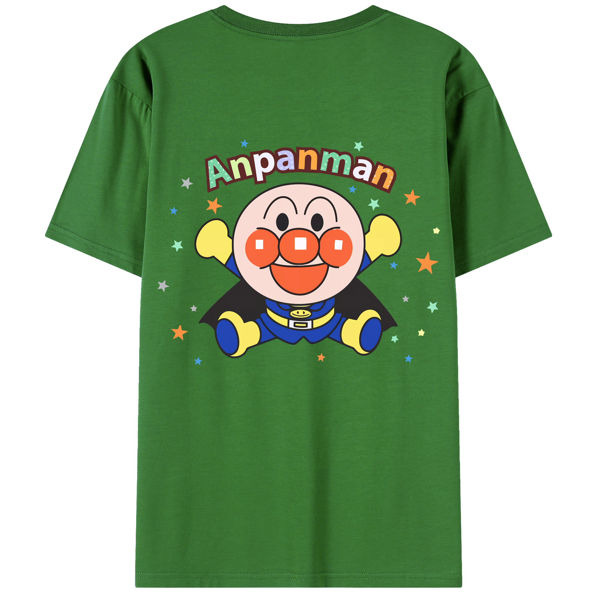 （画像用） アンパンマン Anpanman レディース半袖Tシャツ(バックプリント)